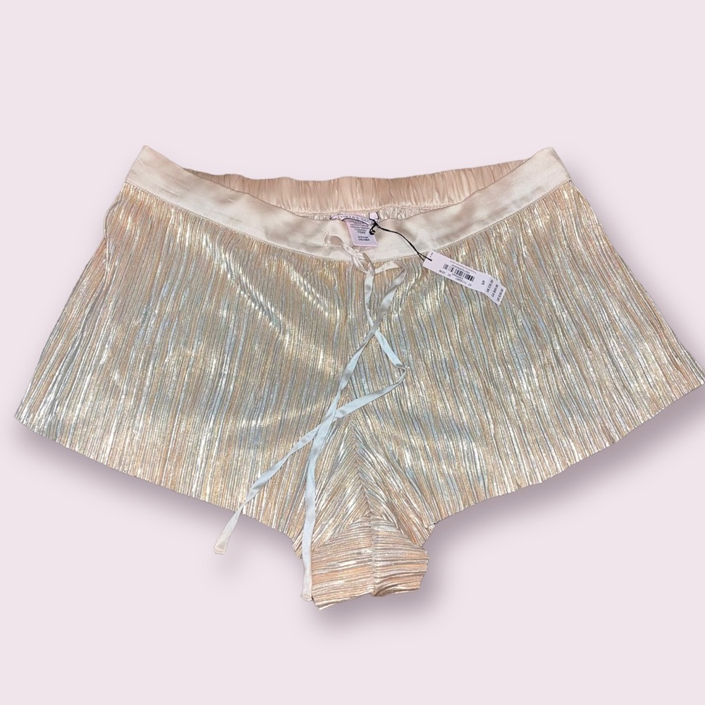 NWT Victorias Secret Lightweight Rose Gold Sleep Shorts Size Small